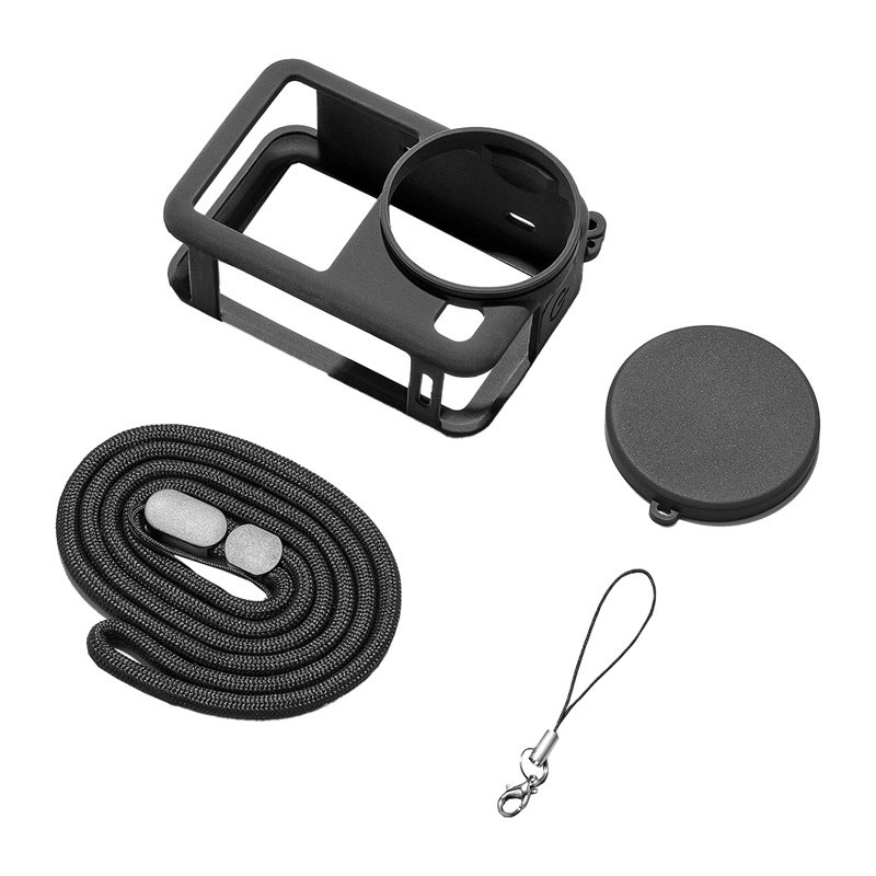 Silicone protective case Puluz with strap for DJI Osmo Action 6