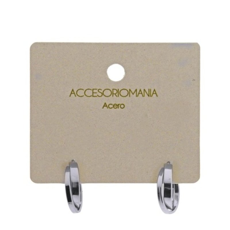 Accesoriomania Steel Earrings Model 23