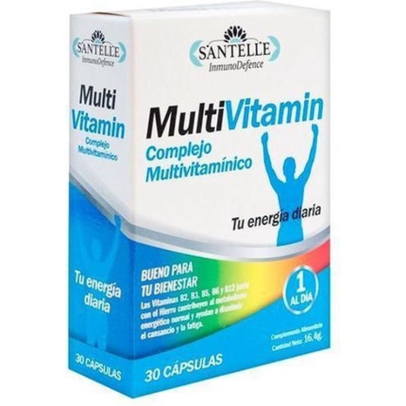 Santelle Inmunodefence Multivitamin Complejo Multivitaminico 30 Capsu