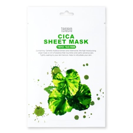Tenzero Cica Mask 25 Ml A Soothing Cosmetic Treatment