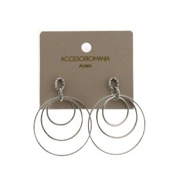 Accesoriomania Steel Earrings Model 6