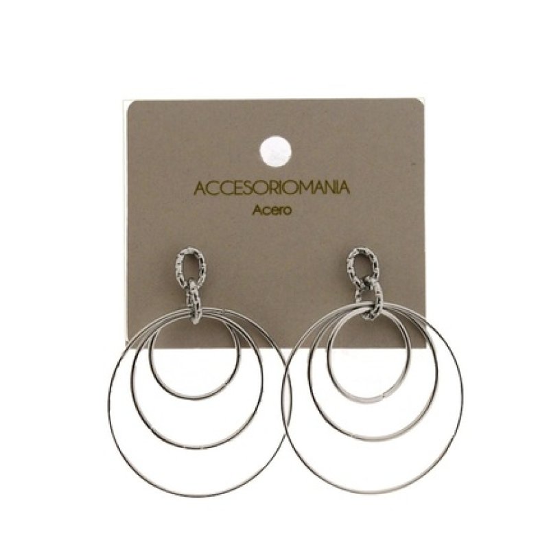 Accesoriomania Steel Earrings Model 6