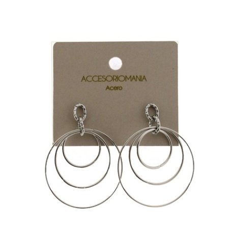 Accesoriomania Steel Earrings Model 6