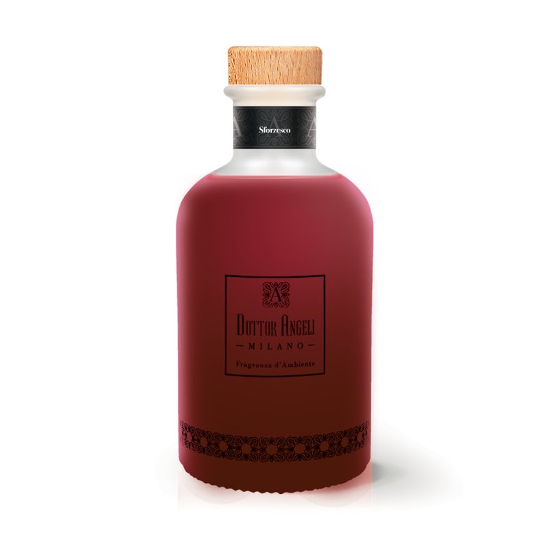Dottor Angeli Sforzesco Uva E Frutti Rossi aroma diffuser Fragrance bottle Burgundy