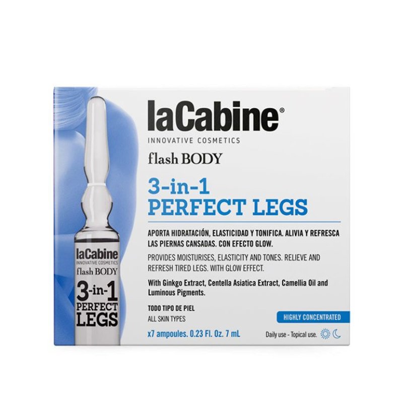 laCabine 3 in 1 Perfect Legs Ampoules Sérum corporel 49 ml