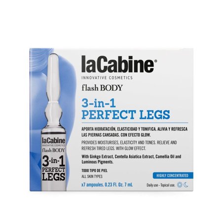 La Cabine Flash Body 3-in-1 Perfect Legs 7 Ampoules of 7ml