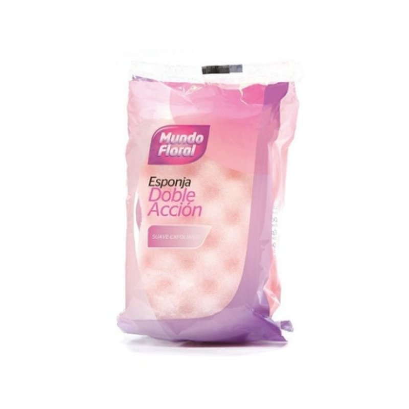 Floral World Double Action Bath Sponge