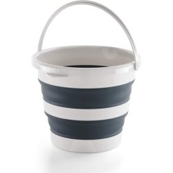 Mery Folding Bucket 12 Litres Light And Dark Grey