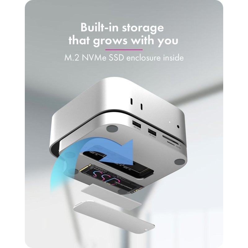 ICY BOX 7-in-1 USB Type-C DockingStation with M.2 NVMe slot