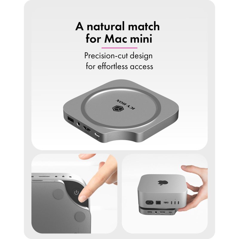 Raidsonic ICY BOX Club Dock 100 Dockingstation für Mac Mini® (IB-DK100)