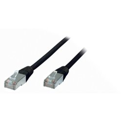 S/CONN maximum connectivity RJ45-RJ45, m-m, 0.25m câble de réseau Noir 0,25 m Cat5e F/UTP (FTP)