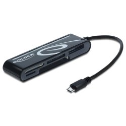 DeLOCK 91732 lecteur de carte mémoire USB 2.0 Noir