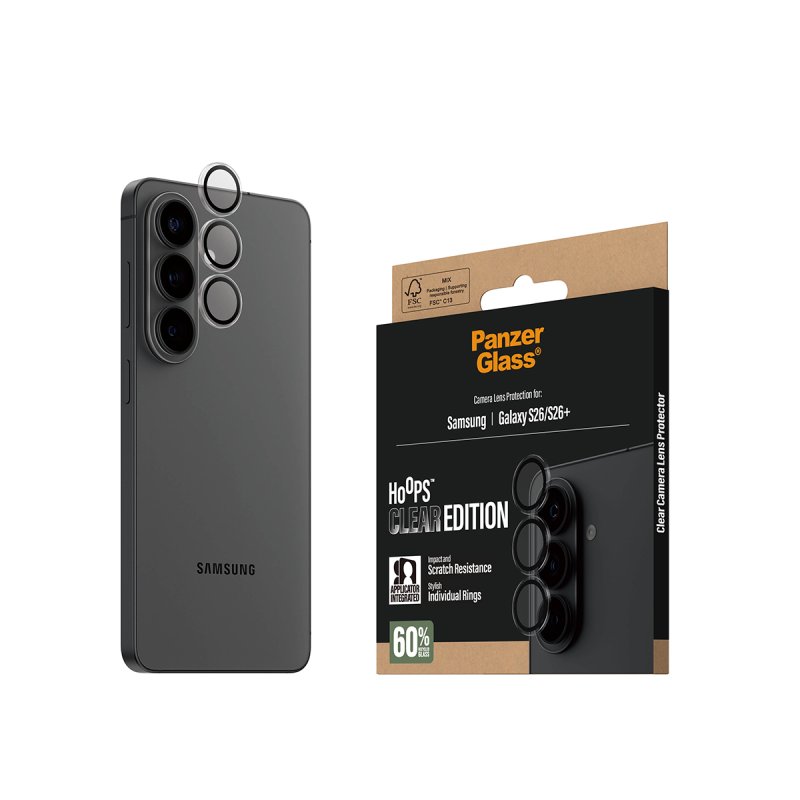 PanzerGlass Hoops Kameraschutz Transparent Samsung Galaxy S26 | S26 