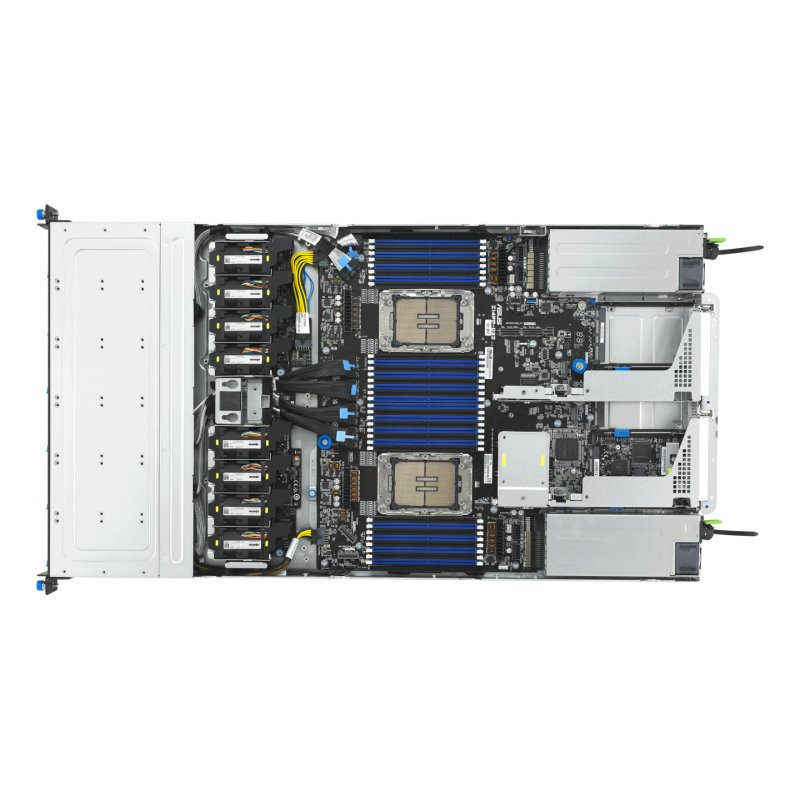 ASUS RS700-E12-RS12U Rack (1U) Black, Steel