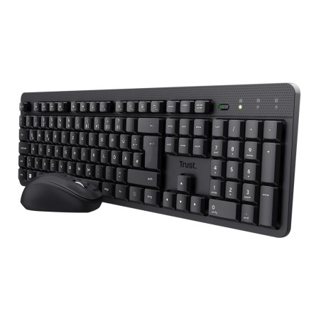 Trust TKM-360 clavier Souris incluse Bureau RF sans fil QWERTZ Allemand Noir
