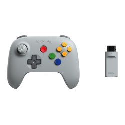 8Bitdo - 64 Wireless 2.4G Controller - Grey