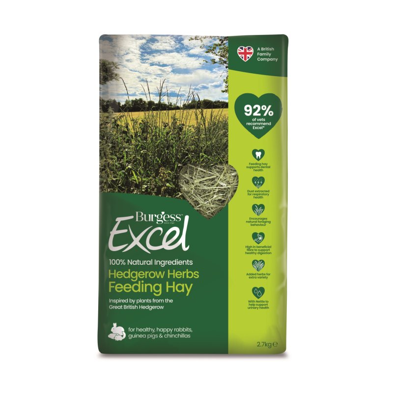 Burgess - Excel Hedgerow Herbs Feeding Hay 2.7kg