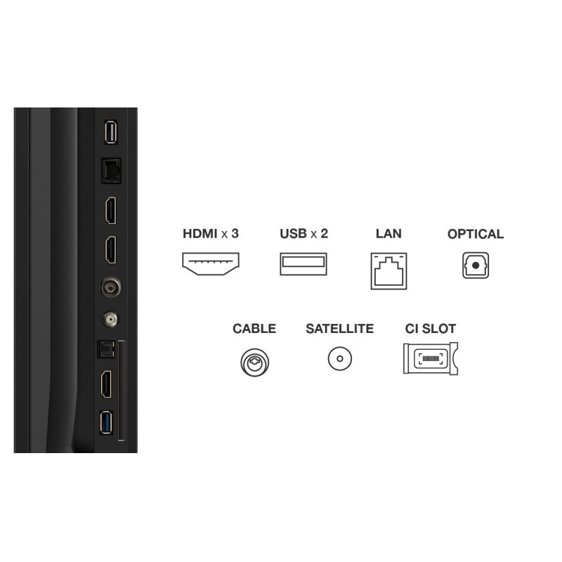 TCL T69C 85T69C TV 2,16 m (85") 4K Ultra HD Smart TV Wifi Noir