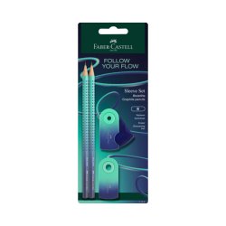 Faber-Castell - Grip Sleeve FLOW - Buzzing Blue (117018)