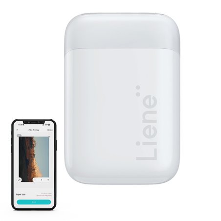 Liene Pearl 2x3" Portable Photo Printer (White)