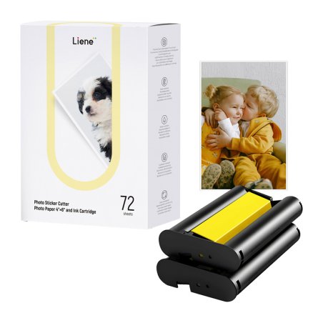 Liene PixCut 4x6" printer paper, 72 sheets