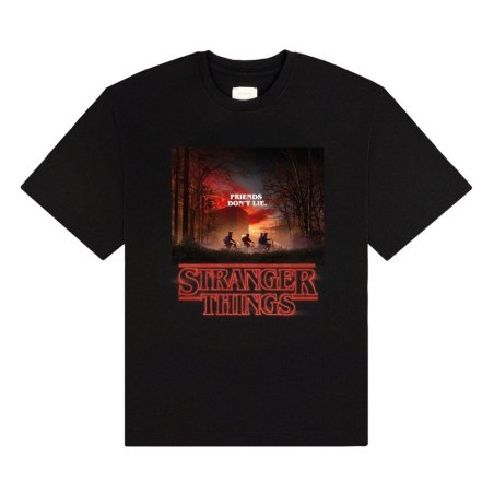 Stranger Things T-Shirt Friends Don't Lie Size S