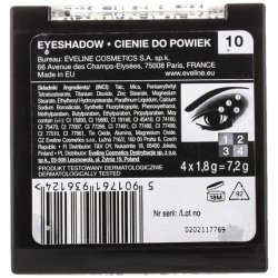 Eveline Quattro Eyeshadow Set - Pack of 10