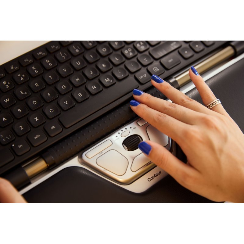 Contour Rollermouse RED Plus Thin Client wired schw./silber