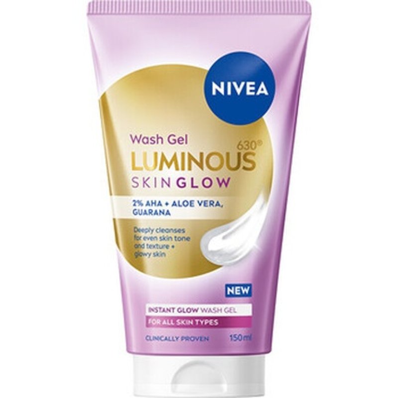 Nivea Luminous Skin Glow Wash Gel Facial Cleansing Gel