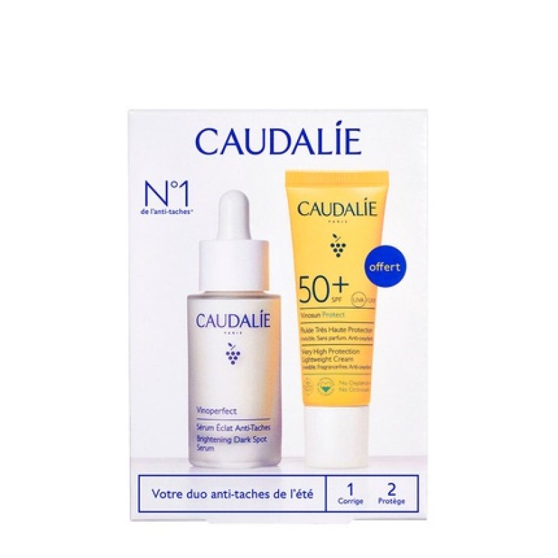 Caudalie Vinoperfect Radiance Serum Antidark Spots 30ml Vinosun Fluid Spf50 20ml Offer