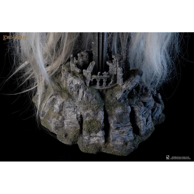 LE SEIGNEUR DES ANNEAUX - Roi Nazgul - Masque Scale Art 1/1 73cm