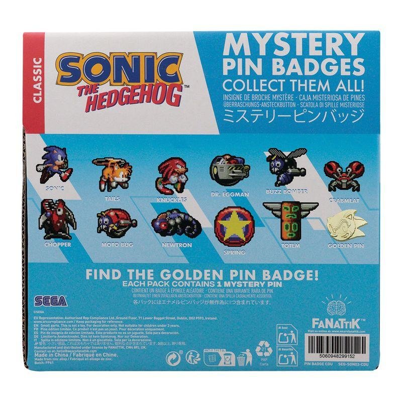SONIC - Mystery Box de 12 Pin's