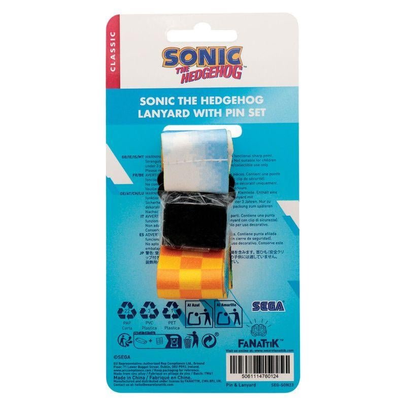 SONIC - Lanyard & Pin's Edition Limitée