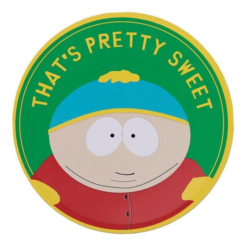 SOUTH PARK - 4 Dessous de Verres Gravés en Métal