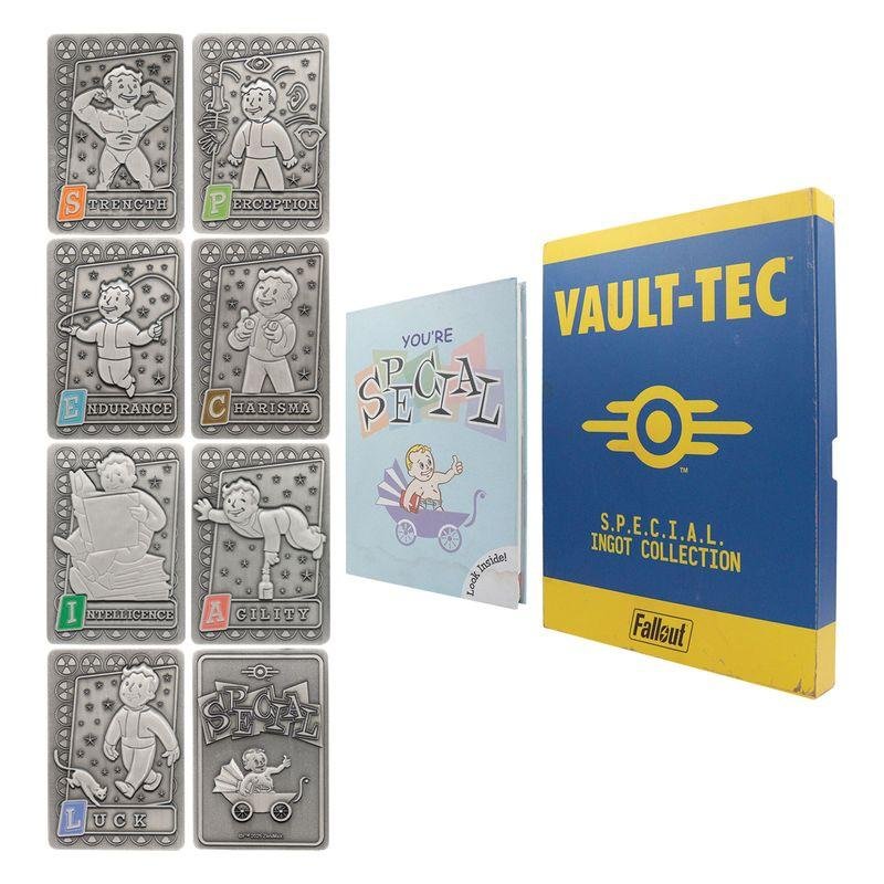 FALLOUT - S.P.E.C.I.A.L. Perk - Set de 7 Lingot