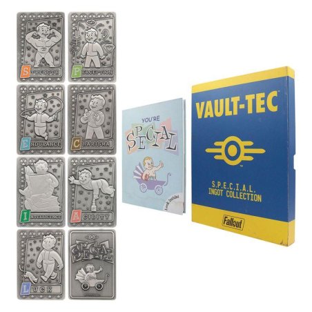 FALLOUT - S.P.E.C.I.A.L. Perk - Set de 7 Lingot