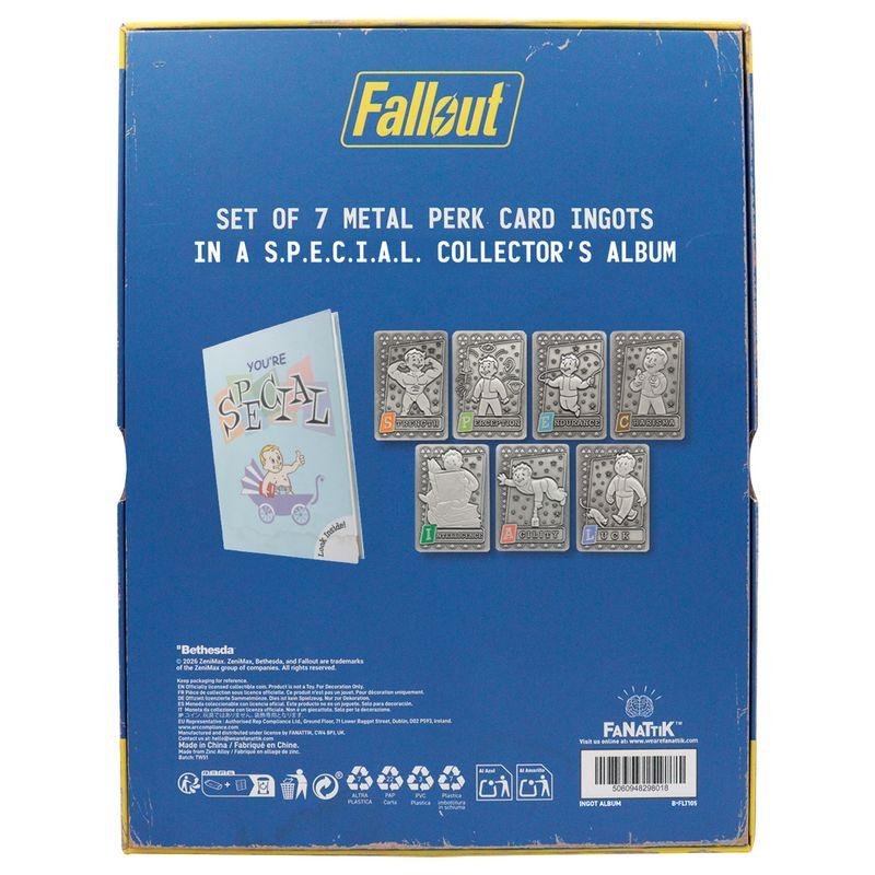 FALLOUT - S.P.E.C.I.A.L. Perk - Set de 7 Lingot