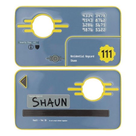 FALLOUT 4 - Vault 111 Security Keycard - Replique Edition Limité