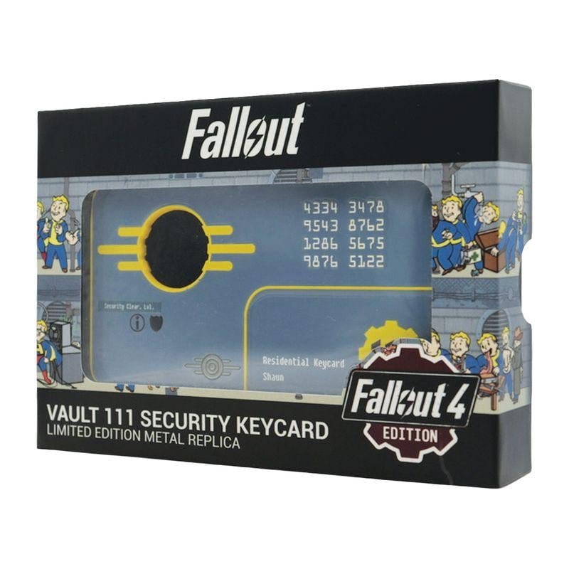 FALLOUT 4 - Vault 111 Security Keycard - Replique Edition Limité