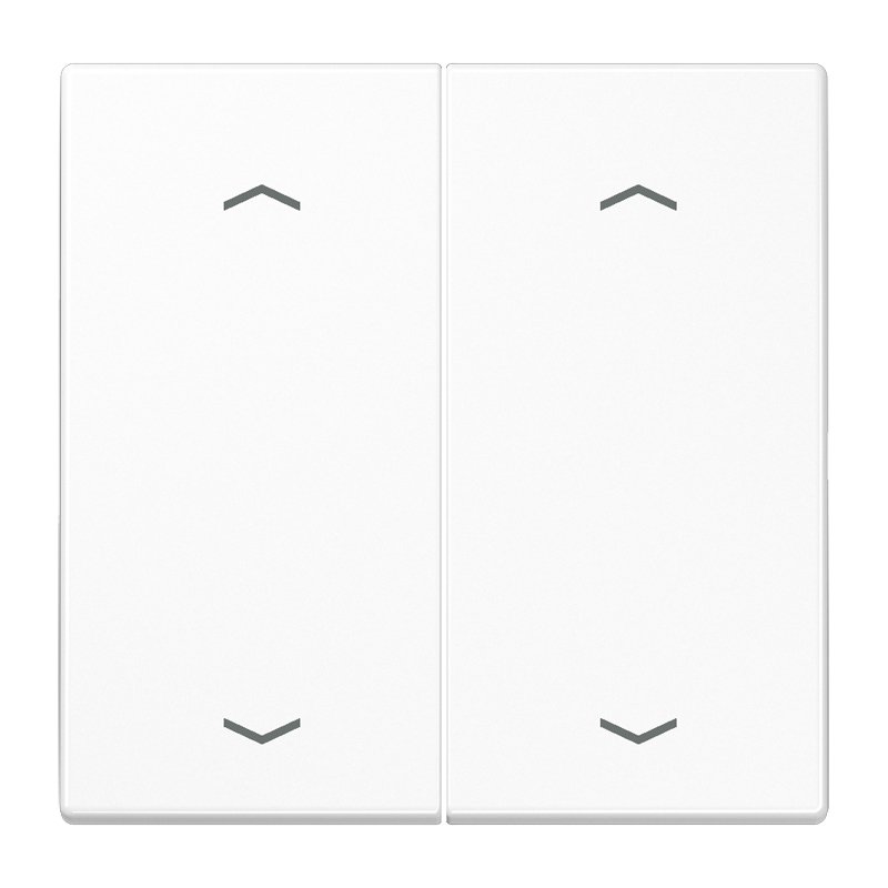 JUNG LS102PWW Plaque de commutation et obturateur