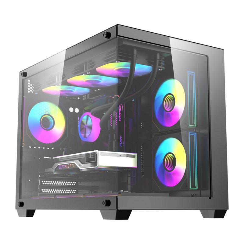 DarkFlash B275 PRO computer case (black) 6 fans