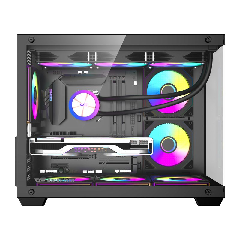 DarkFlash B275 PRO computer case (black) 6 fans