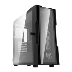 DARKFLASH DK431 Glass computer case (black)