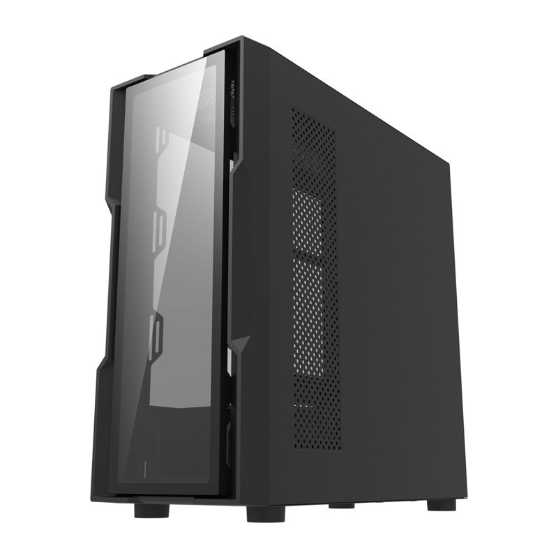 DARKFLASH DK431 Glass computer case (black)