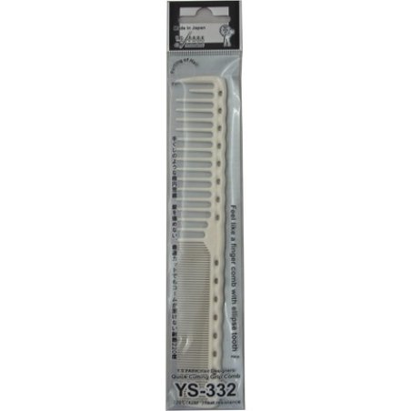 YS Park 332 Quick Cutting Grip Comb White by Y.S.Park