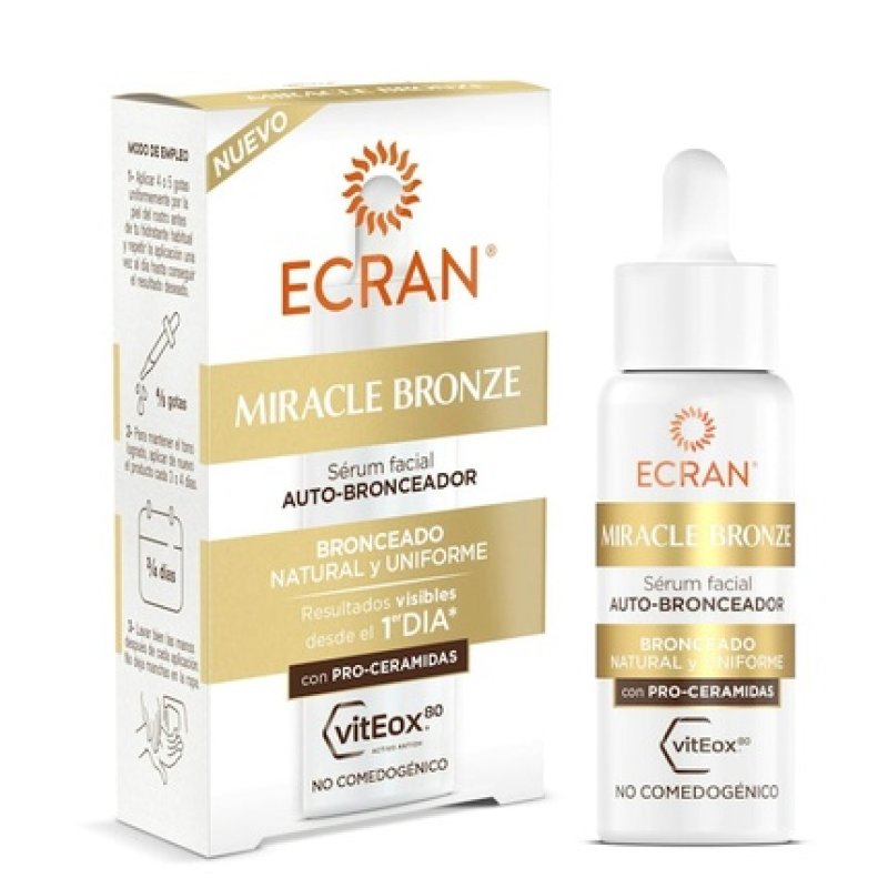 Ecran Miracle Bronze Selftanning Facial Serum 30ml