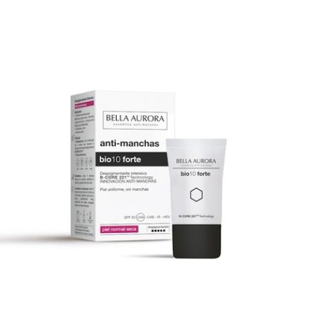 Bella Aurora Bio Antistain Facial Cream 10 Forte For Normaldry Skin Spf 20 20ml