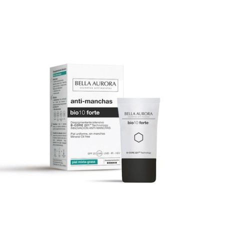 Bella Aurora Bio Antistain Facial Cream 10 Forte For Oily Skin Spf 20 20ml