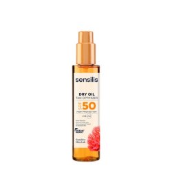 Sensilis Dry Oil Tanning Optimizer Spf50 150ml Protects And Enhances Tanning