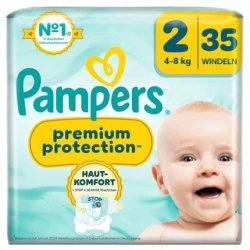 Pampers Premium Protection Nappies Size 2 4-8 Kg